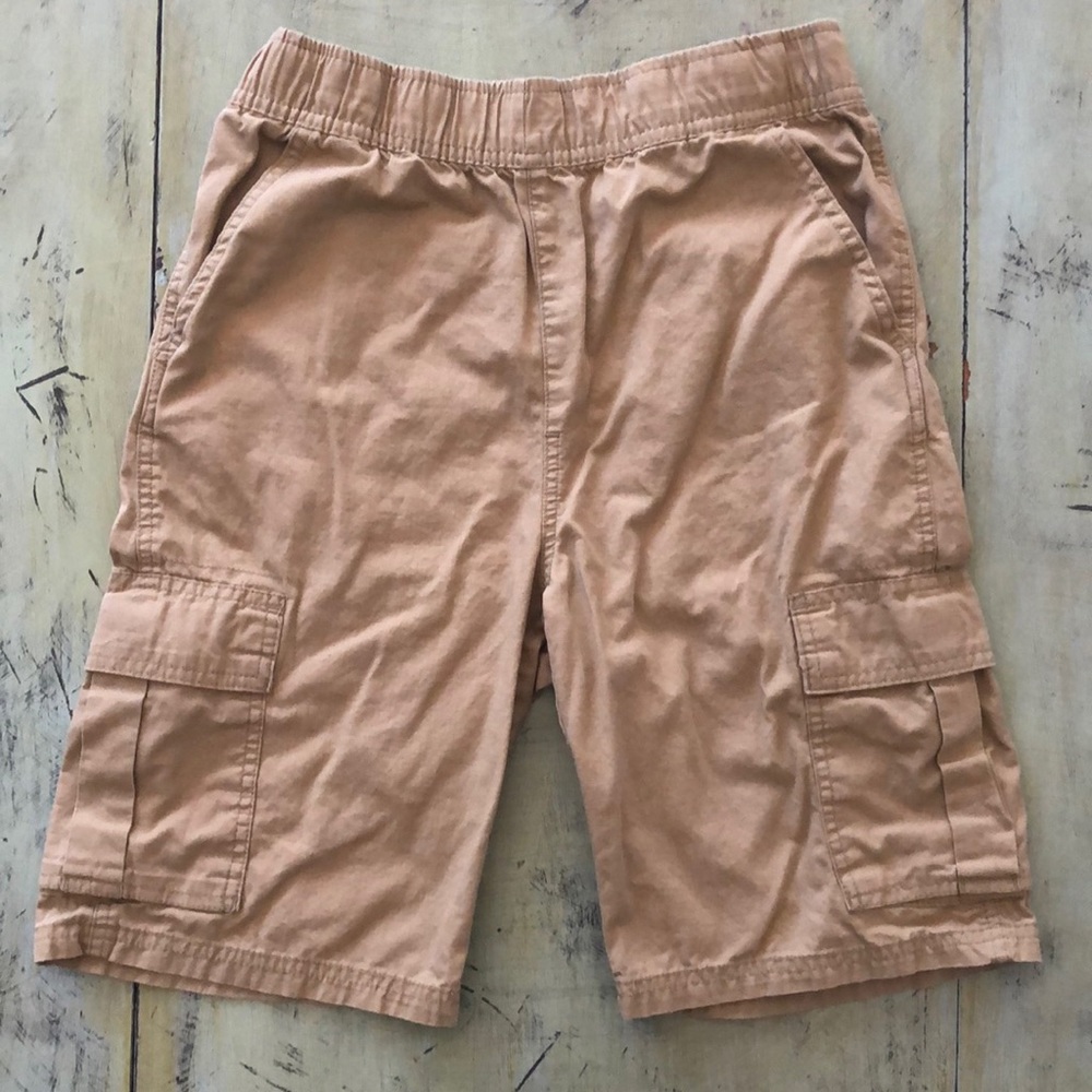 The Childrens Place Adjustable Elastic Waist Cargo Shorts